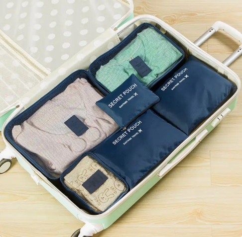 Portable Travel Luggage Packing Cubes Set