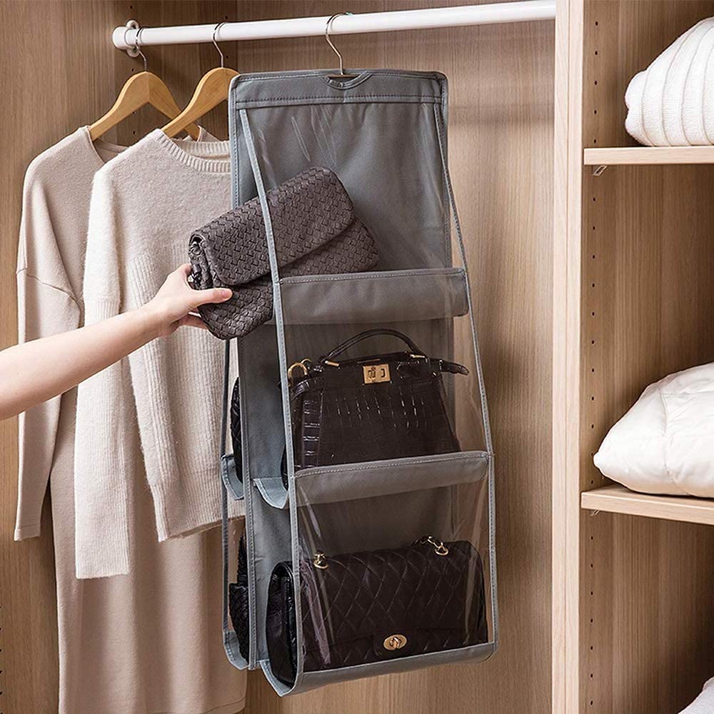 Hanging Purse Organizer for Closet Storage (Oxford Cloth)