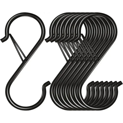 8pcs Heavy Duty S Hooks for Kitchen and Home Organization