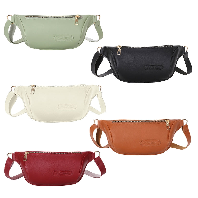 Women's PU Leather Fanny Pack - Fashion Travel Pouch