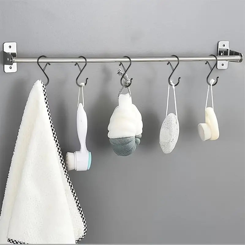 8pcs Heavy Duty S Hooks for Kitchen and Home Organization