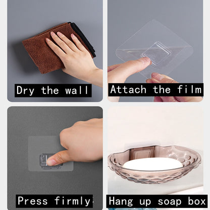 Shell-Shaped Resin Soap Holder for Bathroom Accessories