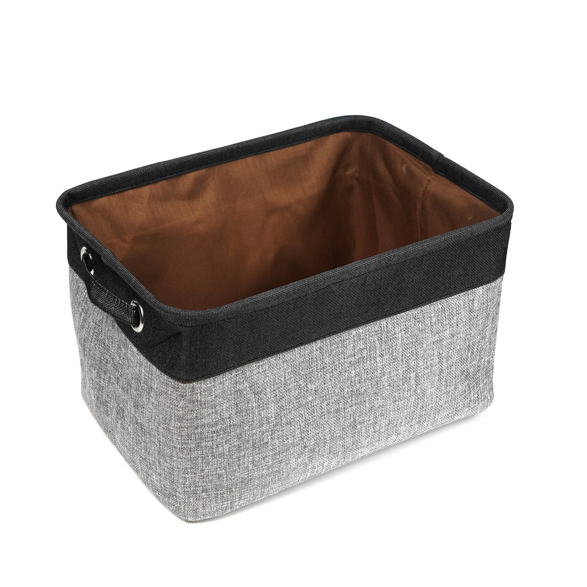 Collapsible Cotton Linen Storage Box for Home Organization