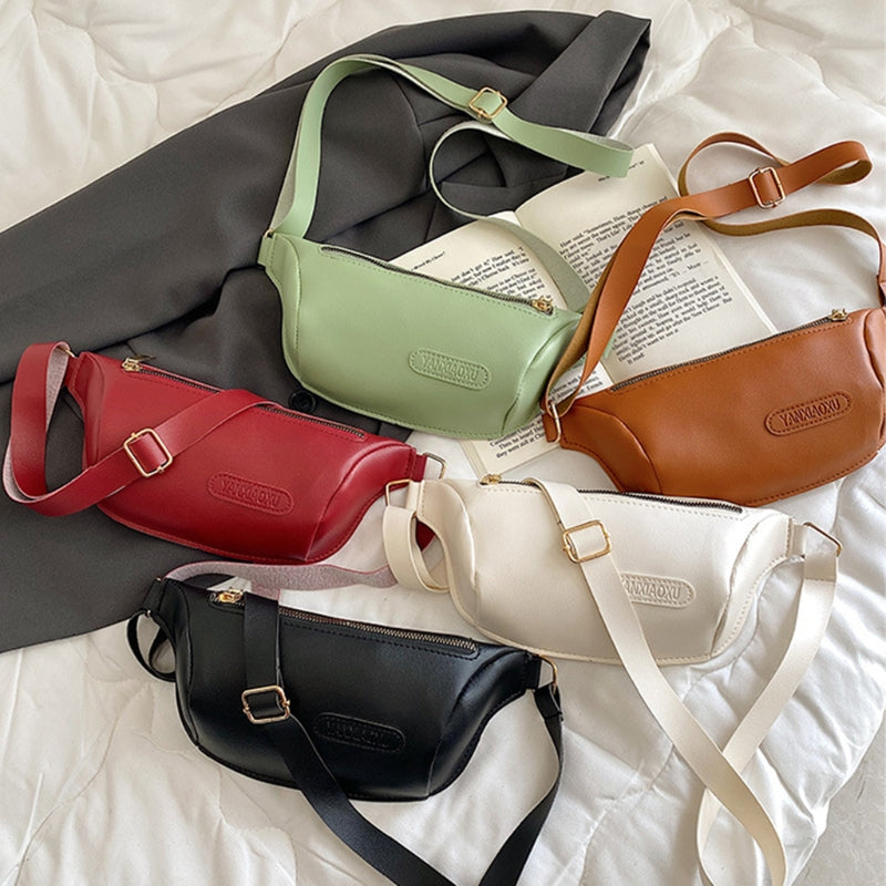 Women's PU Leather Fanny Pack - Fashion Travel Pouch