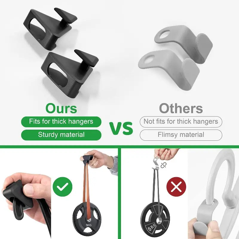 12pcs Space-Saving Closet Organizers & Hanger Connectors