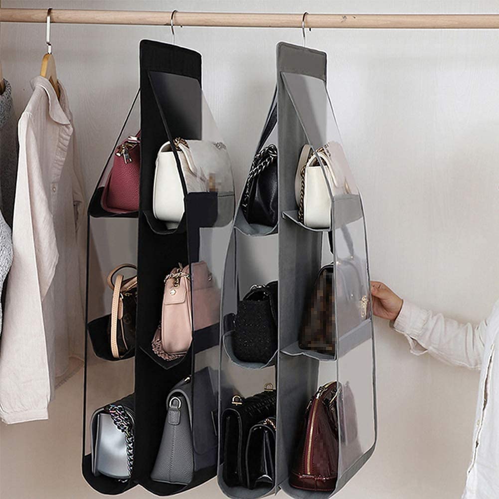 Hanging Purse Organizer for Closet Storage (Oxford Cloth)