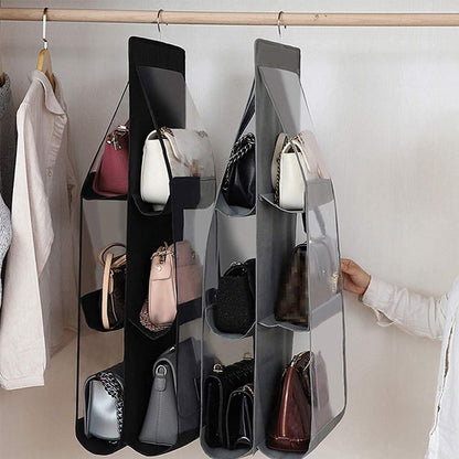 Hanging Purse Organizer for Closet Storage (Oxford Cloth)
