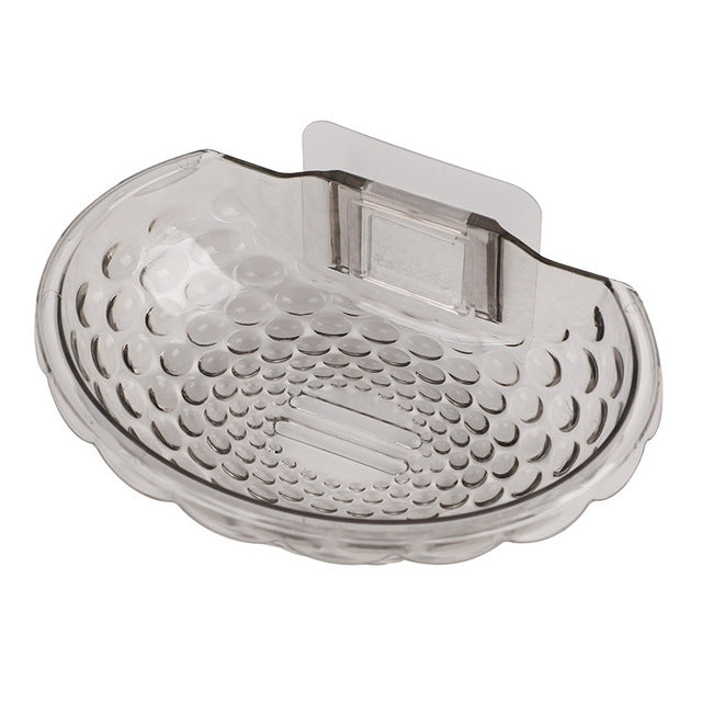 Shell-Shaped Resin Soap Holder for Bathroom Accessories