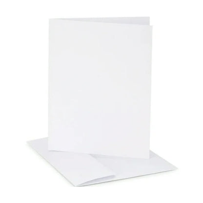 Darice A7 Cards & Envelopes 50 Sets Ensemble - White