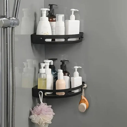 2-Tier Space-Saving Corner Shower Caddy Organizer